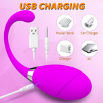 Remote Control Vibrator Bullet, Wearable G-Spot & Clitoral Stimulator for Women