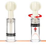 2pcs Manual Vacuum Nipple Corrector Cups for Flat & Inverted Nipples, Set of 2