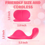 APP-Controlled Dual Motor Vibrator – Wearable Panty Toy for Women, Men & Couples