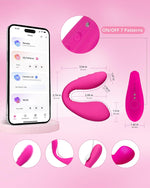 Dolce Remote Control Vibrator – 10 Mode Clitoral & G-Spot Stimulator for Women