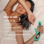 Wireless Waterproof Rabbit Vibrator for Clitoral & G-Spot Pleasure, Black