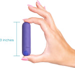 Rechargeable Mini Bullet Vibrator – Waterproof, Body-Safe Silicone, 10 Vibration Modes