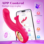 Thrusting Rabbit Vibrator for Women - 10 Vibration & 7 Thrust Modes, Heating