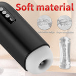 Automatic Male Masturbator with 8 Vibration & Suction, Realistic Textured Stroker