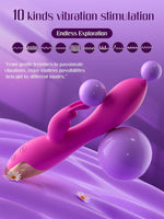 Dual Motor Rabbit Vibrator – G-Spot & Clitoral Stimulator with 10 Vibration Modes