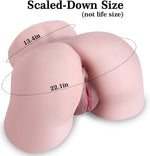 Realistic Male Masturbator Torso with Vagina & Anal – Hands-Free Adult Toy