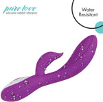 Rechargeable Silicone Rabbit Vibrator – Dual Stimulation & Water-Resistant Design