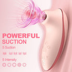 Heating Sucking Vibrator – APP Remote Clitoral & Nipple Stimulator with 5 Suction Modes