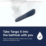 Tango X Bullet Vibrator for Women & Couples, 8 Intensities, Waterproof, Blue