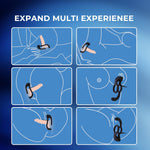 3-in-1 Vibrating Cock Ring – Clitoral Stimulator & 10-Mode Waterproof Toy