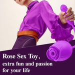 Rose Vibrator for Women, 18 Sucking & Thrusting Modes, G-Spot & Clitoral Stimulator
