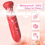 Compact Bullet Vibrator – 10-Mode Waterproof Silicone G-Spot & Clitoral Stimulator