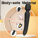G-Spot & Clitoral Vibrator with Heating & Mini Vibrating Ball – Waterproof Massager