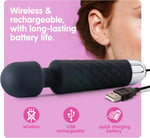 Compact Vibrating Wand – 20 Patterns & 8 Speeds for Clitoral & Full-Body Pleasure