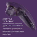 2-in-1 Sucking & Vibrating Rose Toy – 9 Modes for Clitoral & Nipple Stimulation