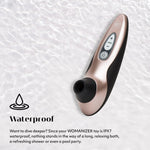 Clitoral Suction Vibrator – 6 Speeds, Rechargeable Stimulator, Waterproof (Rose Gold)