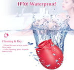 App-Controlled Rose Sucking Vibrator – 10 Modes for Clitoral & Nipple Stimulation