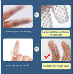 2Pcs Finger Sleeve Vibrators – Clitoral, G-Spot & Anal Stimulator for Couples