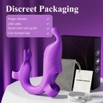 Finger Vibrator for Couples – 10-Mode Clitoral & G-Spot Stimulator, Waterproof & Quiet