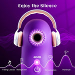 Suction Vibrator for Women – Clitoral & Nipple Stimulator with 7 Suction Modes