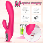 Dual-Stimulation Rabbit Vibrator - G-Spot, Clitoral & Anal Massager with 7 Modes
