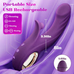 Thrusting Heated Vibrator – 10 Vibes, 7 Modes, G-Spot & Clitoral Stimulation