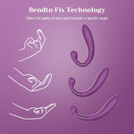 3-in-1 Clitoral & G-Spot Vibrator with Suction, Dual Stimulation & Detachable Design