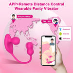 Couple G-Spot & Anal Vibrator, 7 Modes, APP Remote, Wearable Panty Stimulator