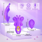 Wearable Thong Vibrator for Women, APP & Remote Control, 9 Vibration Modes, Butterfly Stimulator