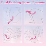 Women's G-Spot Dildo Vibrator – Rotating Tongue Licker with 5 Licking & Vibration Modes