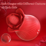Clitoral Licking Rose Vibrator for Women, 10 Modes, Mini Nipple Stimulator.