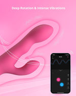Nora App-Controlled Rabbit Vibrator – Dual Motor Clitoral & G-Spot Massager