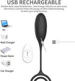 3-in-1 Vibrating Anal Plug & Prostate Massager with Cock Rings – Remote Control