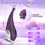 Clitoral & G-Spot Vibrator for Women, 10 Vibration Modes, Rechargeable Sex Toy