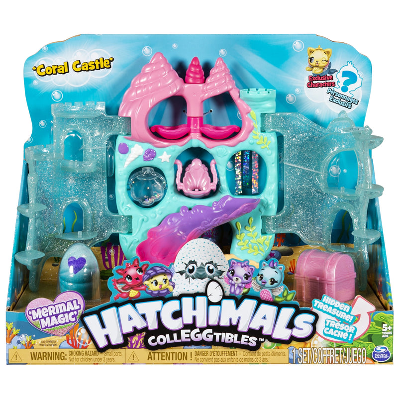 Colleggtibles, Coral Castle Fold Open Playset With Exclusive Mermal Magic , For Kids Aged 5 And Up