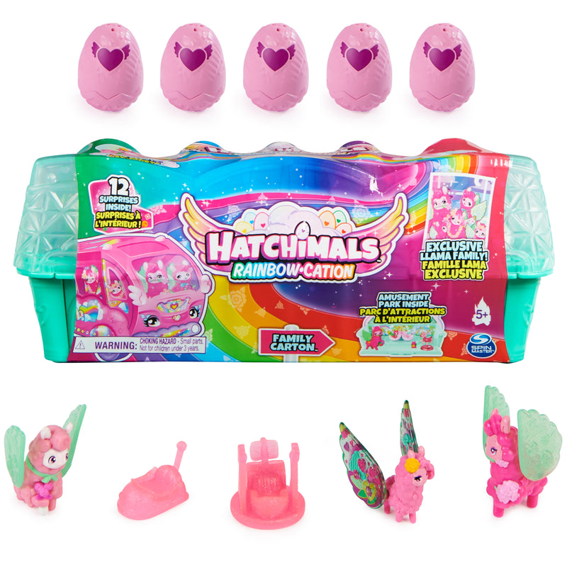 Colleggtibles Llama Family Carton With Surprise Playset