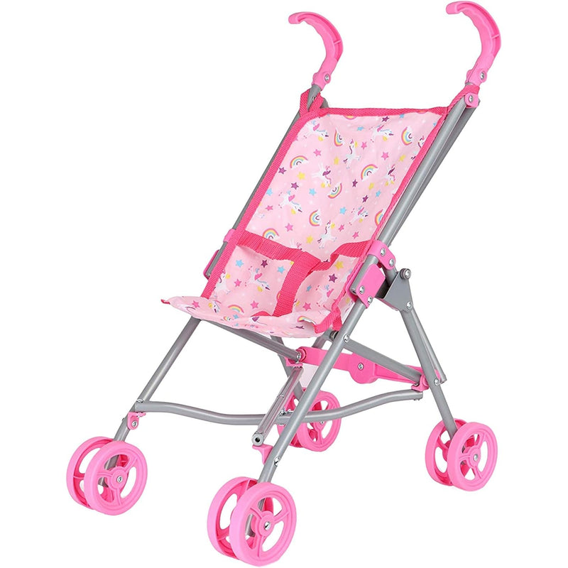 Dream Collection, Doll Stroller - Metal Fold Up and Down Umbrella Stroller
