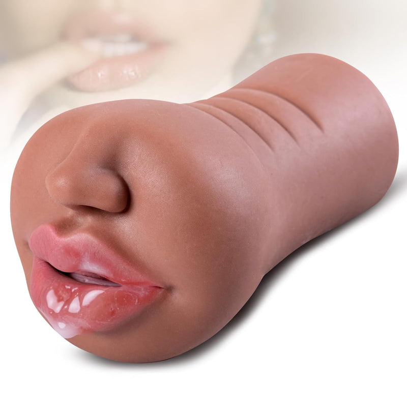 Pocket Pussy Male Masturbator,Men'S Pocket Stroker Toy With Realistic Textured MouthDeep Throat Oral Blow Job Male Sex Toy,Sex Doll For Man Masturbation