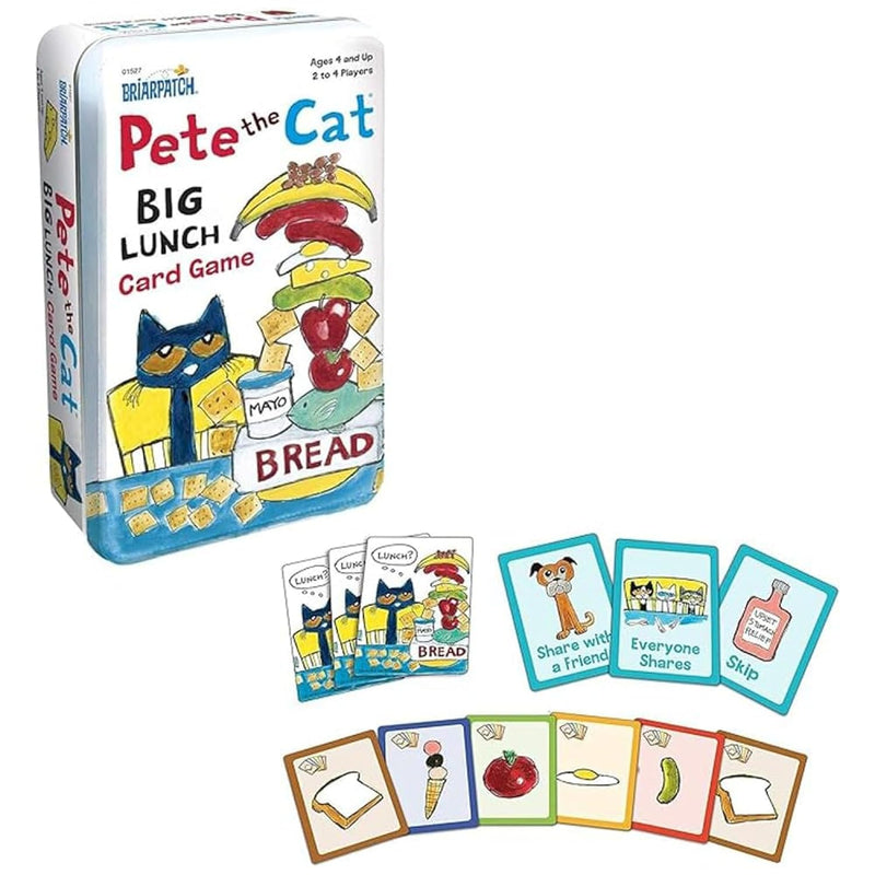 Briarpatch | Pete the Cat Big Lunch Card Game Tin, Fans of Pete the Cat Boo