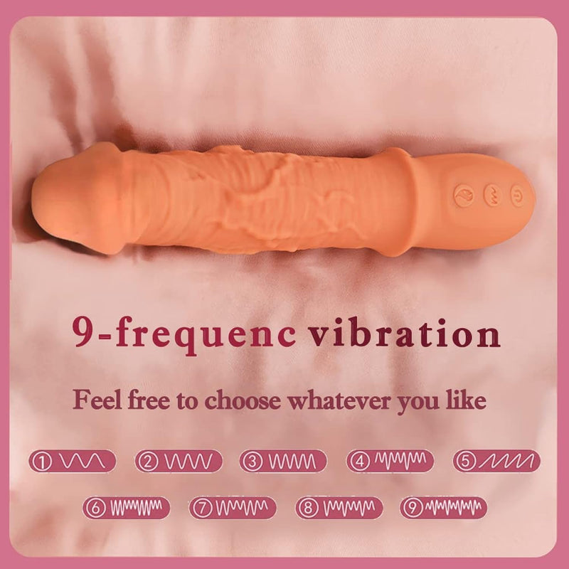 Finger Vibrator Adult Sex Toys For Women, Adult Toys With 10 Vibrations & Heating Function Clitoral G-Spot Vibrators, Sexual Pleasure Tools For Women Realistic Waterproof Handheld Gifts For Her