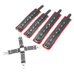 Handcuffs Sex Bondage Set, Bdsm Toy Restraints Sex Set, With Handcuffs Sex Bed Plush Ankle Restraints, Sm Toy Hard, Sex Toy For Couples