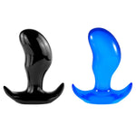 5 Inch Cute Blue Mango Butt Plugs + Black Mango Anal Plugs