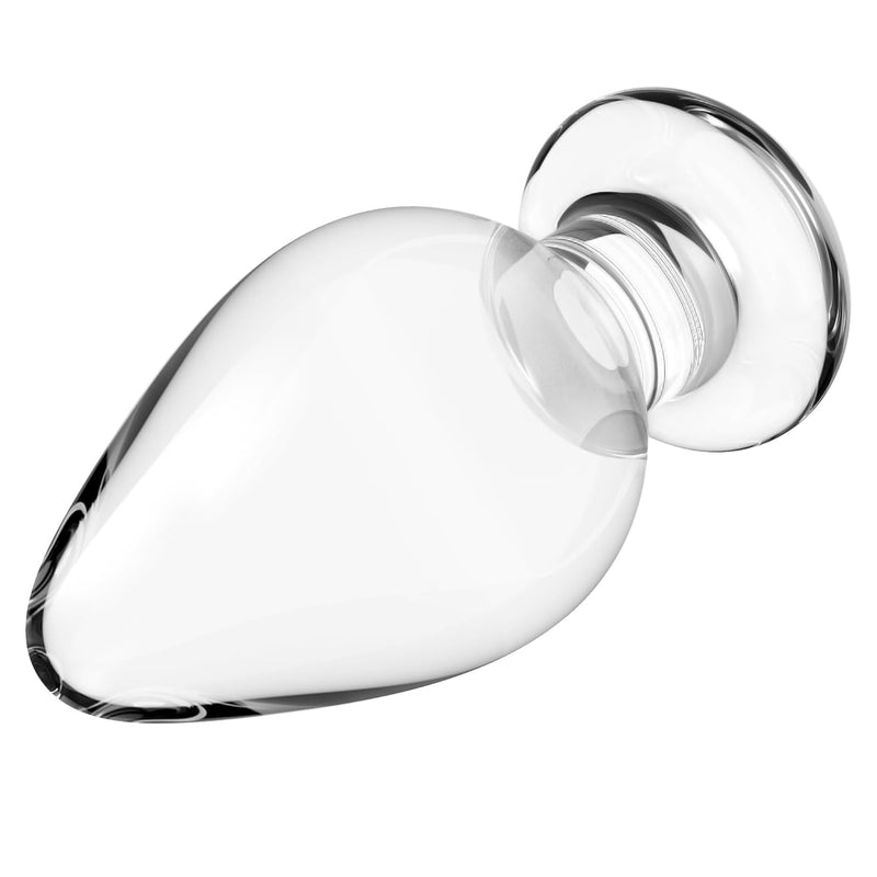 4 Inch Mushroom Butt Plug,Crystal Glass Anal Plugs Bum Plug Anal Trainer Expander Sex Toys For Couples