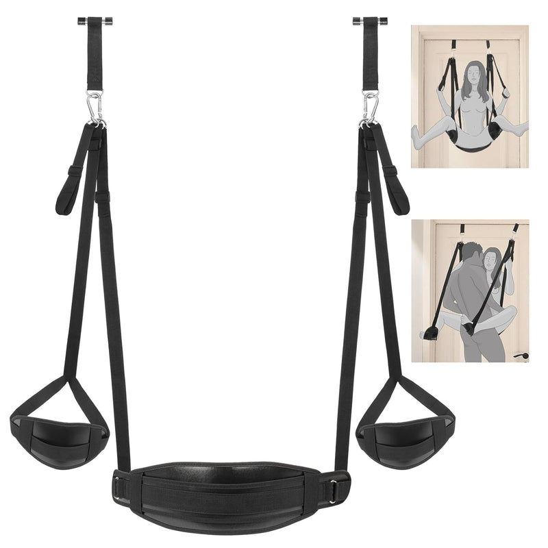 Door Sex Swing With Seat Adult Sex Toys For Couples Leather Cushion Thick Fluf BlessMyBucket Door Sex Swing With Seat Adult Sex Toys For Couples Leather Cushion Thick Fluf BlessMyBucket