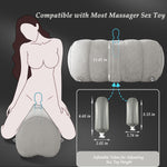 Heart-Shaped Inflatable Wedge Cushion with Bondage Cuffs & Nipple Clamps