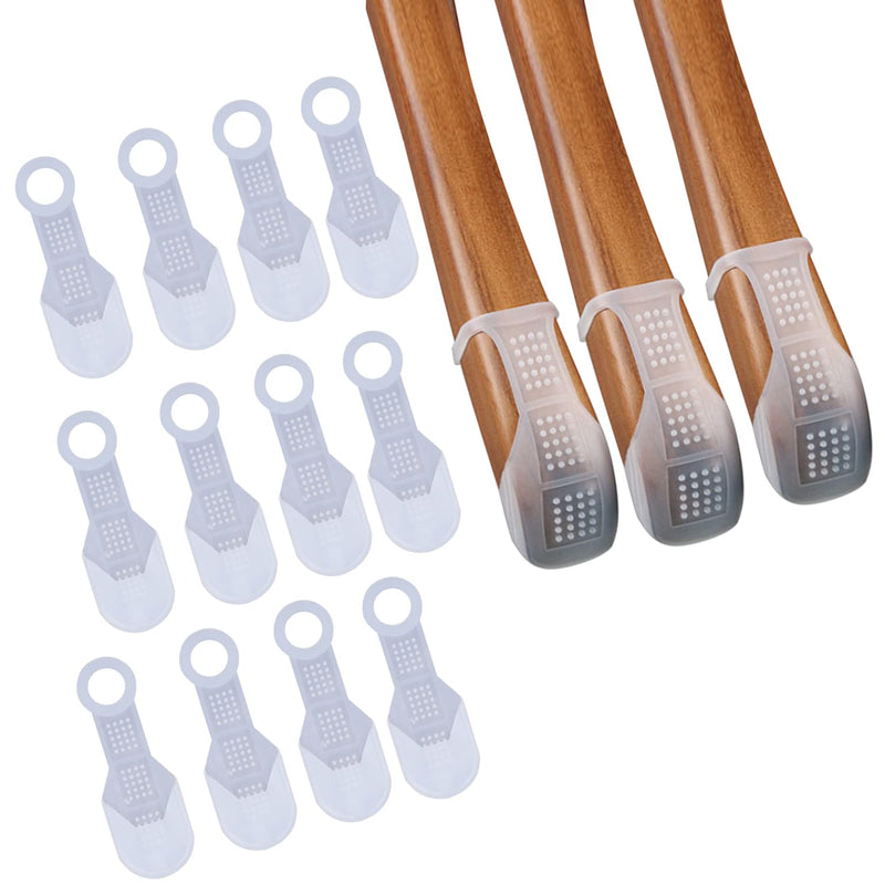 Hanger Grips, Clothing Non-Slip Hanger Grips, Clear Hanging Gripper - Stretchabl