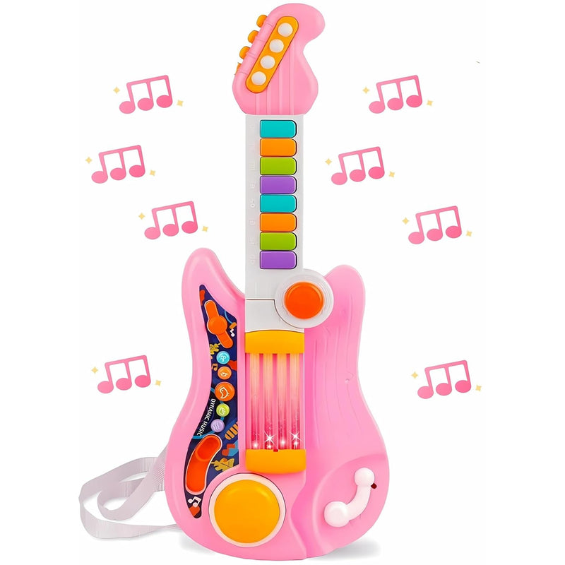 Kids Guitar, Kids Electric Guitar Toy Toddler Guitar With Piano Mode Baby Guit