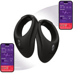 Tease Us Set Bond + Bond | Male Vibrator | Wearable Cock Rings | Vibrating Penis Rings - Quick-Release | App & Remote Controlled | 2 Sizes & Custom Fit | Adult Sex Toys For Men And Couples
