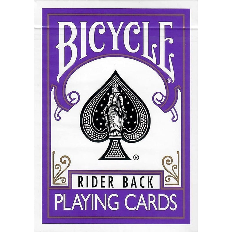 Purple Rider Back Playing Card Deck Poker Size