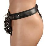Male Chastity Belt Devices Harness With Lock Cock For Men, Adult Men'S Bondage Leather Chastity Lock Pants Underwear, Bdsm Self Bondage Fetish Sexy Male Lingerie Sex Toy